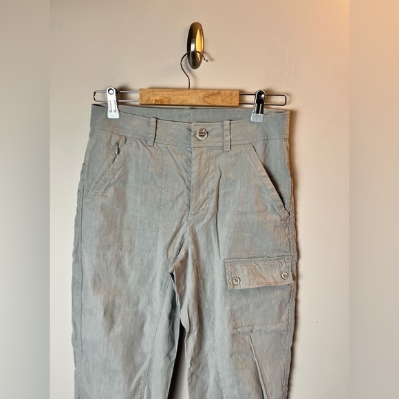 Fig Clothing Womens Tan Linen Pangs Size 4 - Picture 12 of 12